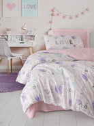 Cotton Box Genç Odası Tek Kişilik Nevresim Takımı Lovella Pembe