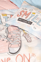 Cotton Box-Cotton Box Genç Odası Tek Kişilik Nevresim Takımı Smile Mint-Tek Kişilik Nevresim Takımı-2-Milagron.com