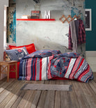 Cotton Box-Genç Odası Tek Kişilik Nevresim Takımı The Riders Kırmızı-Nevresim Takımı-2-Milagron.com