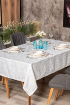 Cotton Box-Cotton Box Jakarlı Dertsiz Masa örtüsü Lavinia Beyaz 155x160-Masa Örtüsü-1-Milagron.com