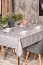 Cotton Box-Cotton Box Jakarlı Dertsiz Masa örtüsü Lavinia Lavanta 155x160-Masa Örtüsü-1-Milagron.com