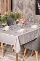 Cotton Box-Cotton Box Jakarlı Dertsiz Masa örtüsü Lavinia Lavanta 155x220-Masa Örtüsü-1-Milagron.com