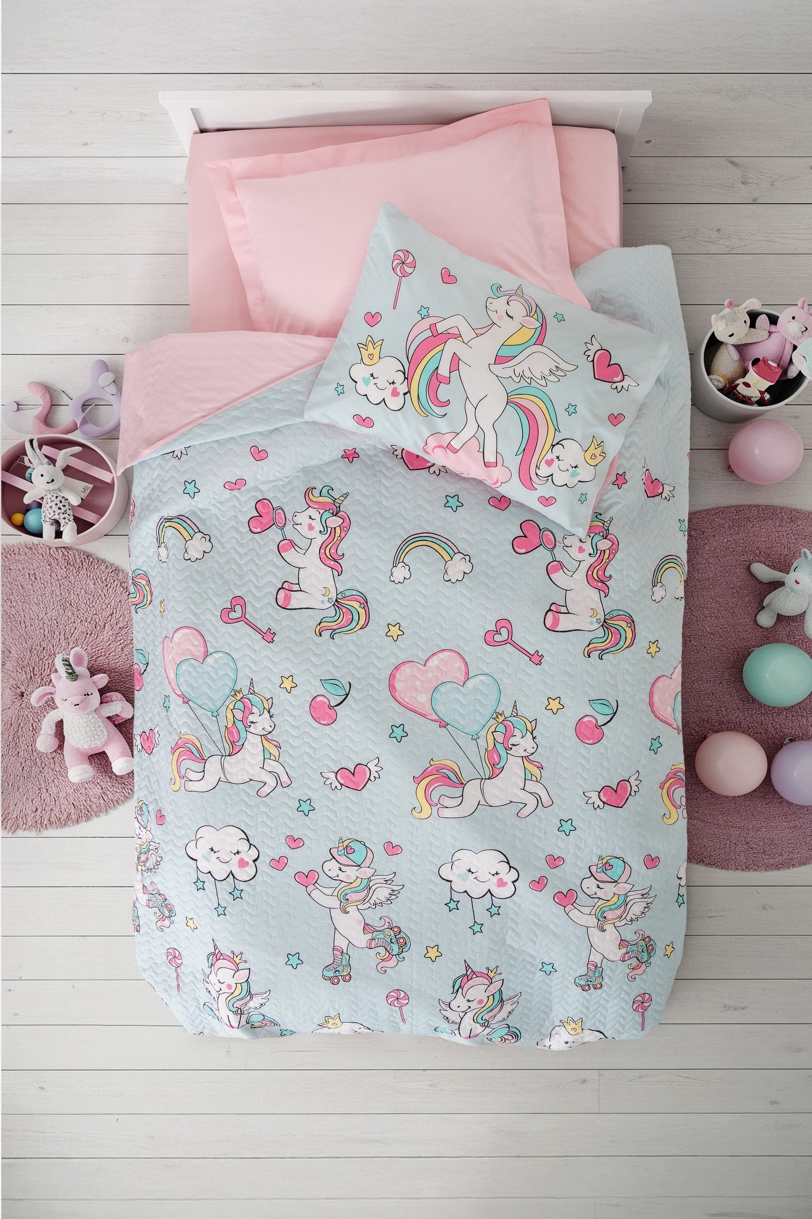 Cotton Box Junior Tek Kişilik Complete Set Twinka Pembe