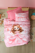 Cotton Box-Cotton Box Junior Tek Kişilik Lastikli çarşaflı Nevresim Takımı Gimbiya Pembe-Tek Kişilik Nevresim Takımı-1-Milagron.com