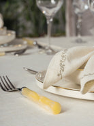 Cotton Box-Keten Masa Örtüsü Takımı Pera Ekru 175x240-Masa Örtüleri-2-Milagron.com