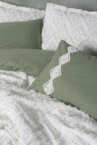 Cotton Box-Limi Çift Kişilik Yatak Örtülü Nevresim Takımı Luke Krem-Yatak Örtüsü-2-Milagron.com