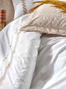 Cotton Box-Cotton Box Majestic çift Kişilik Nevresim Takımı Ines Bej-Çift Kişilik Nevresim Takımı-2-Milagron.com