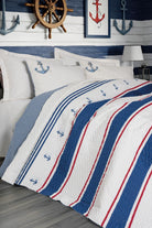 Cotton Box-Maritime Tek Kişilik Complete Set Brine Ekru-Nevresim Takımı-1-Milagron.com