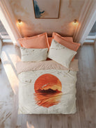  Maritime Tek Kişilik Nevresim Takımı Sunset Somon