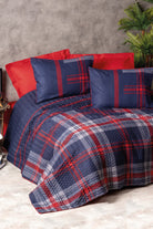 Cotton Box-Masculine Çift Kişilik Complete Set Abel Kırmızı-Nevresim Takımı-1-Milagron.com