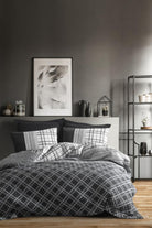 Cotton Box-Masculine Tek Kişilik Complete Set Carlos Siyah-Nevresim Takımı-1-Milagron.com