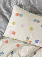 Cotton Box Minimal Çift Kişilik Lastikli Çarşaflı Nevresim Takımı Evo Gri