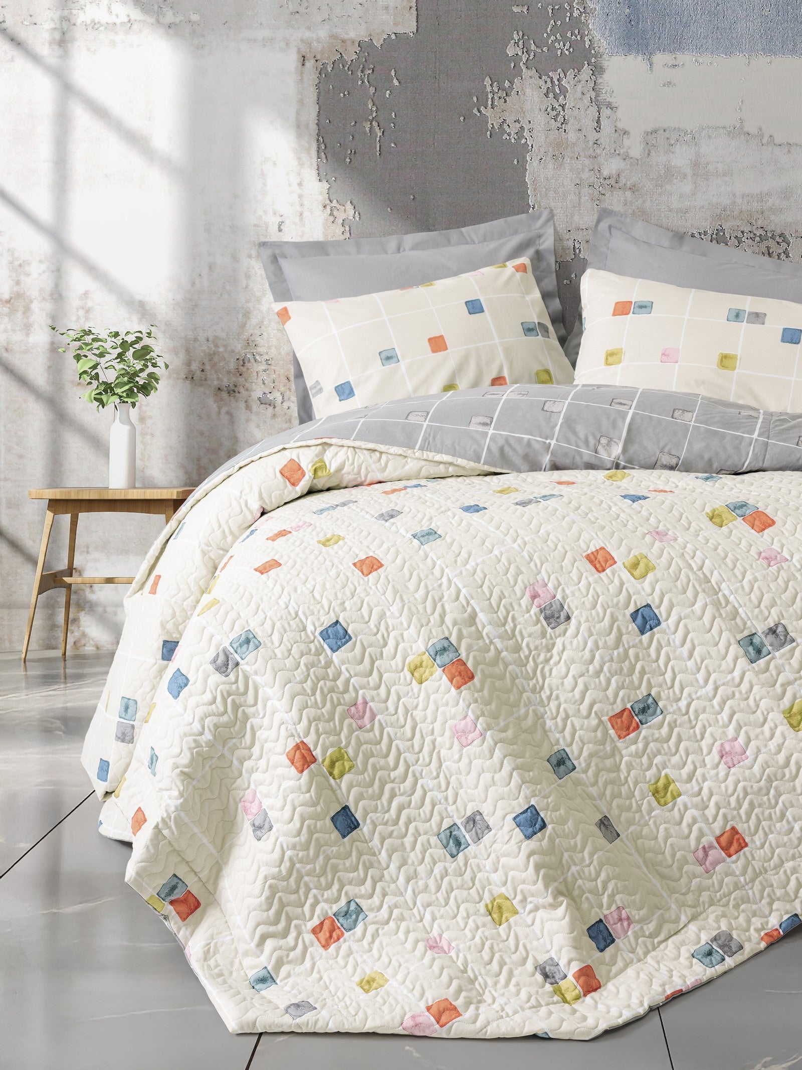 Cotton Box Minimal Tek Kişilik Complete Set Evo Gri