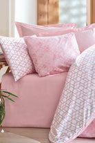 Cotton Box-Cotton Box Minimal Tek Kişilik Lastikli çarşaflı Nevresim Takımı Best Pembe-Tek Kişilik Nevresim Takımı-1-Milagron.com