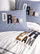 Cotton Box-Mood Nakışlı Ranforce Tek Kişilik Nevresim Takımı Forever Gri-Nevresim Takımı-2-Milagron.com