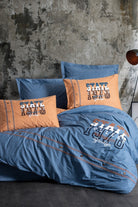 Cotton Box-Mood Nakışlı Ranforce Tek Kişilik Nevresim Takımı State Tarçın-Nevresim Takımı-1-Milagron.com