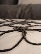 Cotton Box-Nakışlı Ranforce Çift Kişilik Nevresim Takımı Panos Kahve-Nevresim Takımı-3-Milagron.com