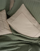 Cotton Box-Natura Çift Kişilik Yatak Örtüsü/Pike Takımı Vilo Yeşil-Nevresim Takımı-3-Milagron.com