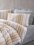 Cotton Box-Cotton Box Natureforce İpliği Boyalı Tek Kişilik Nevresim Takımı Tribus Sarı-Tek Kişilik Nevresim Takımı-2-Milagron.com