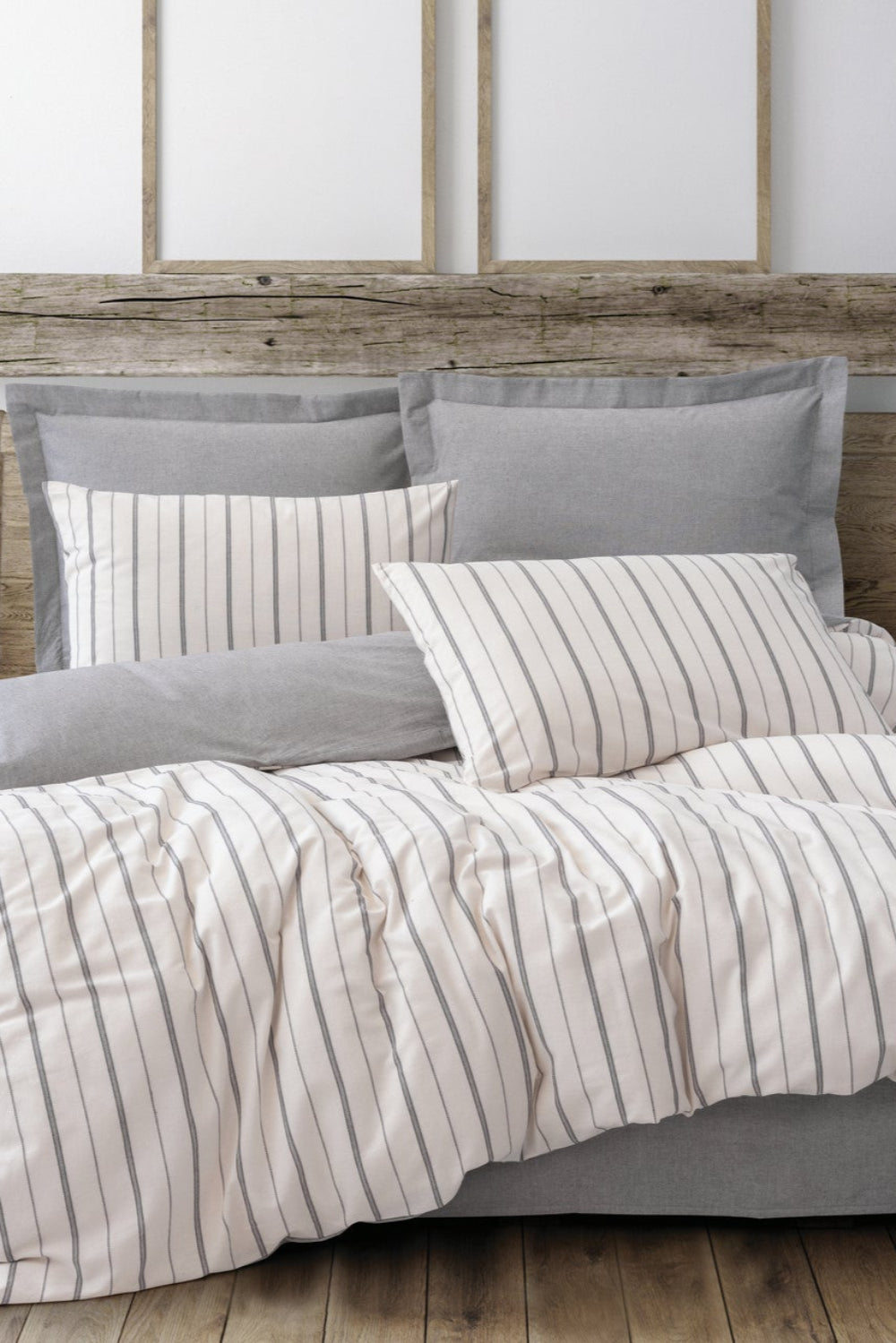 Cotton Box-Natureforce İpliği Boyalı Tek Kişilik Nevresim Takımı Unus Gri-Nevresim Takımı-1-Milagron.com