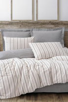 Cotton Box-Natureforce İpliği Boyalı Tek Kişilik Nevresim Takımı Unus Gri-Nevresim Takımı-1-Milagron.com