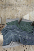 Cotton Box-Natureforce Tek Kişilik Nevresim Takımı Isola Mavi-Nevresim Takımı-1-Milagron.com