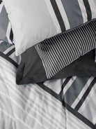 Cotton Box-Nobil Ranforce Tek Kişilik Nevresim Takımı Nobby Antrasit-Nevresim Takımı-2-Milagron.com