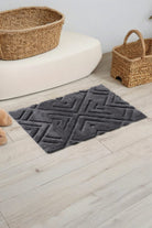 Cotton Box-Pamuklu Paspas Blow Koyu Gri 60x100-Paspas-1-Milagron.com