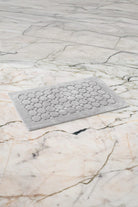 Cotton Box-Pamuklu Paspas Pattern Açık Gri 60x100-Paspas-1-Milagron.com