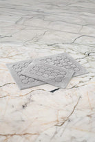 Cotton Box-Pamuklu Paspas Seti Pattern Açık Gri 60x100+40x60-Paspas-1-Milagron.com