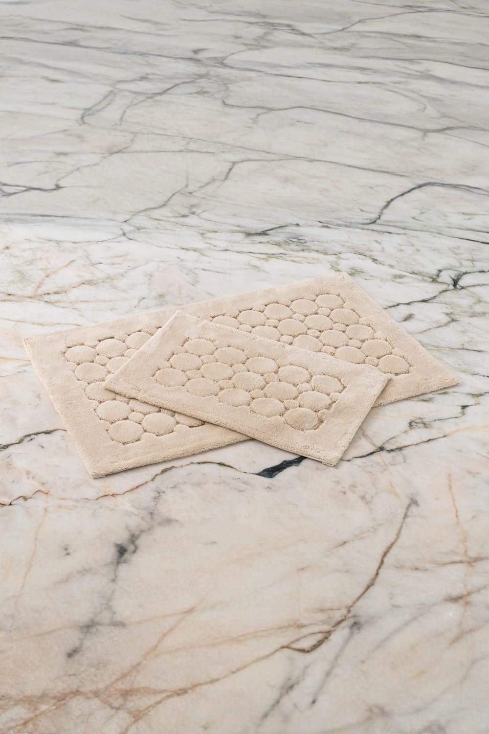 Cotton Box-Pamuklu Paspas Seti Pattern Bej 60x100+40x60-Paspas-1-Milagron.com