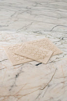 Cotton Box-Pamuklu Paspas Seti Pattern Bej 60x100+40x60-Paspas-1-Milagron.com