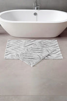 Cotton Box-Pamuklu Paspas Seti Skay Açık Gri 60x100+40x60-Paspas-1-Milagron.com