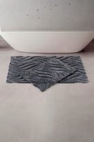 Cotton Box-Pamuklu Paspas Seti Skay Koyu Gri 60x100+40x60-Paspas-1-Milagron.com