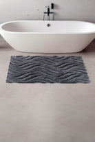 Cotton Box-Pamuklu Paspas Skay Koyu Gri 60x100-Paspas-1-Milagron.com