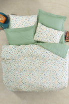 Cotton Box-Petite Çift Kişilik Complete Set Lola Yeşil-Nevresim Takımı-1-Milagron.com