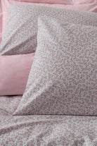  Petite Çift Kişilik Lastikli Çarşaflı Nevresim Takımı Otis Pembe