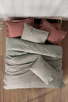 Cotton Box-Cotton Box Petite Tek Kişilik Lastikli çarşaflı Nevresim Takımı Mote Kiremit-Tek Kişilik Nevresim Takımı-1-Milagron.com