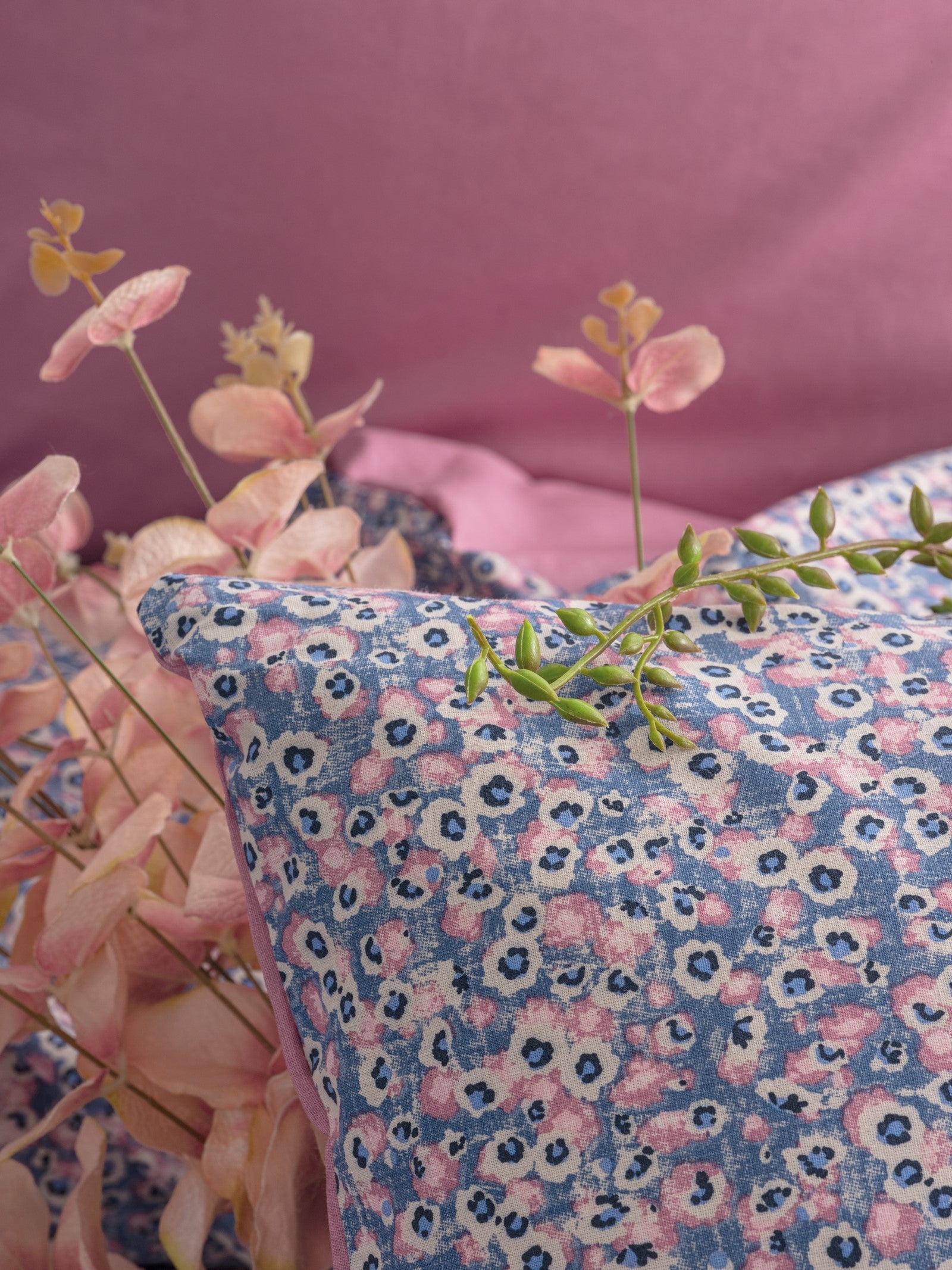 Cotton Box-Cotton Box Petite Tek Kişilik Lastikli çarşaflı Nevresim Takımı Penny Gül Kurusu-Tek Kişilik Nevresim Takımı-2-Milagron.com