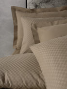 Cotton Box-Plaid Ranforce Tek Kişilik Nevresim Takımı Vizon-Nevresim Takımı-2-Milagron.com