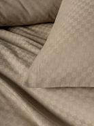 Cotton Box-Plaid Ranforce Tek Kişilik Nevresim Takımı Vizon-Nevresim Takımı-4-Milagron.com