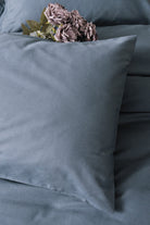 Cotton Box-Plain Çift Kişilik Nevresim Takımı Antrasit-Nevresim Takımı-2-Milagron.com