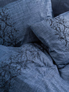 Cotton Box-Plain Çift Kişilik Nevresim Takımı Sooty Denim-Nevresim Takımı-2-Milagron.com