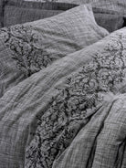 Cotton Box-Plain Çift Kişilik Nevresim Takımı Sooty Gri-Nevresim Takımı-2-Milagron.com