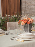 Cotton Box-Cotton Box Plain Masa örtüsü Krem 155x160-Masa Örtüsü-3-Milagron.com