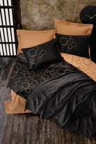 Cotton Box-Plain Pamuk Battaniyeli Tek Kişilik Nevresim Takımı Dawn Bakır-Nevresim Takımı-1-Milagron.com