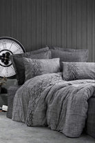 Cotton Box-Plain Tek Kişilik Nevresim Takımı Sooty Gri-Nevresim Takımı-1-Milagron.com