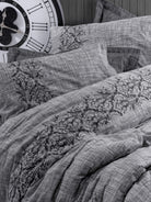 Cotton Box-Plain Tek Kişilik Nevresim Takımı Sooty Gri-Nevresim Takımı-3-Milagron.com