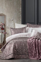 Cotton Box-Platinium Çeyiz Seti Destina Pudra-Nevresim Takımı-1-Milagron.com