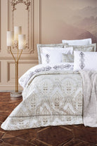 Cotton Box-Platinium Çeyiz Seti Ladonna Taş-Nevresim Takımı-1-Milagron.com